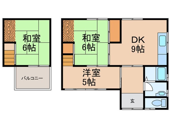 姫路市大塩町　貸戸建の物件間取画像